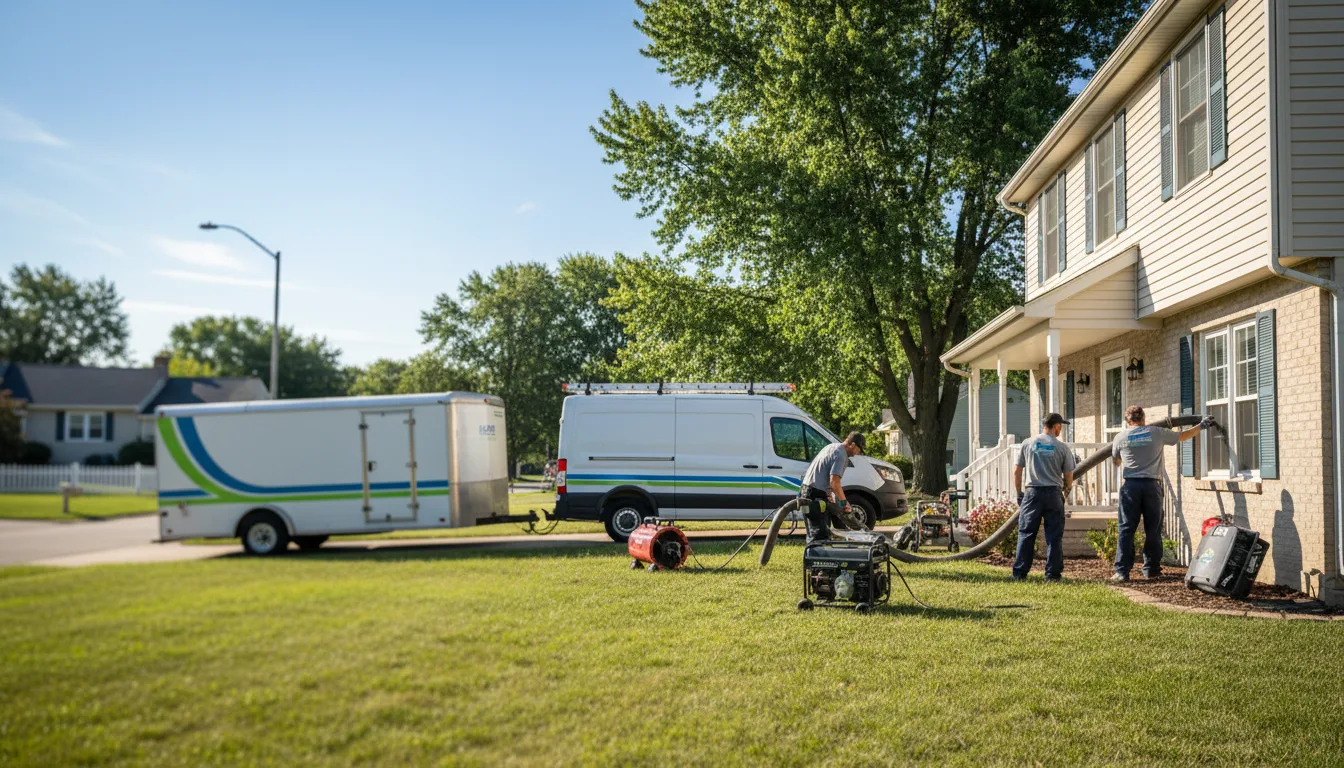 Flooded Basement Restoration And Cleanup With Repair in Bulpitt, IL near me